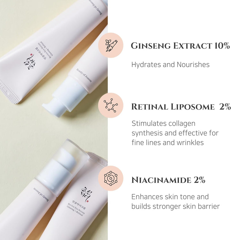 Revive Eye Serum : Ginseng + Retinal 30ml