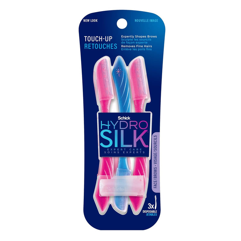 Silk Touch-Up Dermaplaning Razor for Women  Facial Hair Remover & Exfoliating Tool with Precision Safety Covers