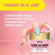 Onyx Professional Hard as Hoof Nail Strengthening Cream, Cherry Almond Scent